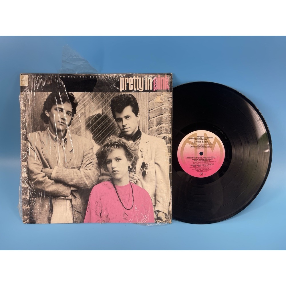 Pretty In Pink Soundtrack Vinyl‎ LP 1986 A&M OST Record Vintage